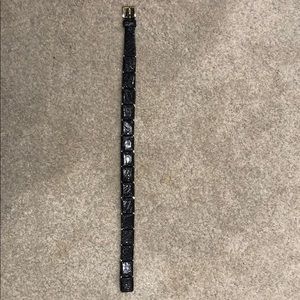 Genuine crocodile belt